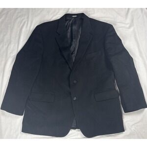 jos a bank camel hair blazer, Sport Coat, Men Sz 48R Black‎ Two Button